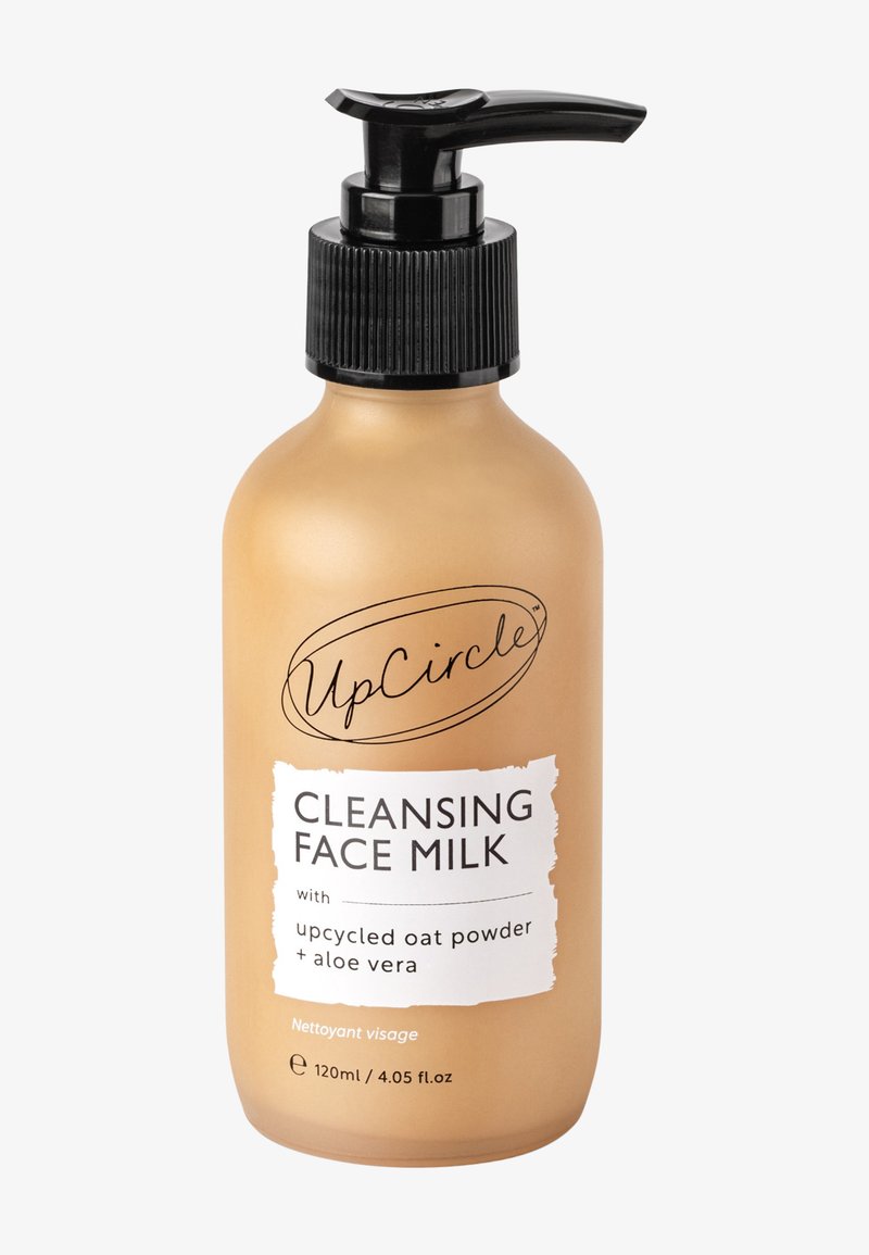 UpCircle - CLEANSING FACE MILK WITH ALOE VERA + UPCYCLED OAT POWDER - Crema detergente, Ingrandire