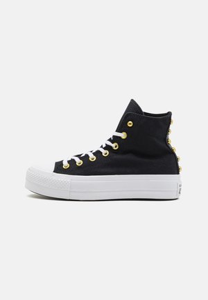 CHUCK TAYLOR ALL STAR LIFT PLATFORM STAR STUDDED - Zapatillas altas - black