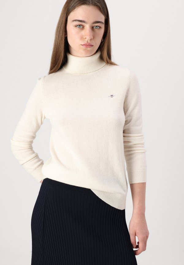 EXTRAFINE ROLLNECK - Jumper - cream2