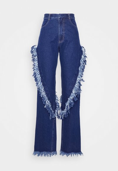 Ksenia Schnaider COWBOY PANTS - Straight leg jeans - vintage denim mixed colour