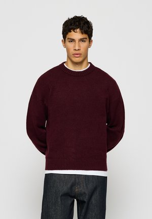 CREWNECK - Πουλόβερ - burgundy