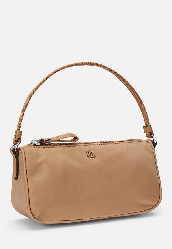 MEDIUM NYLON TOP HANDLE POUCH - Handbag - khaki3