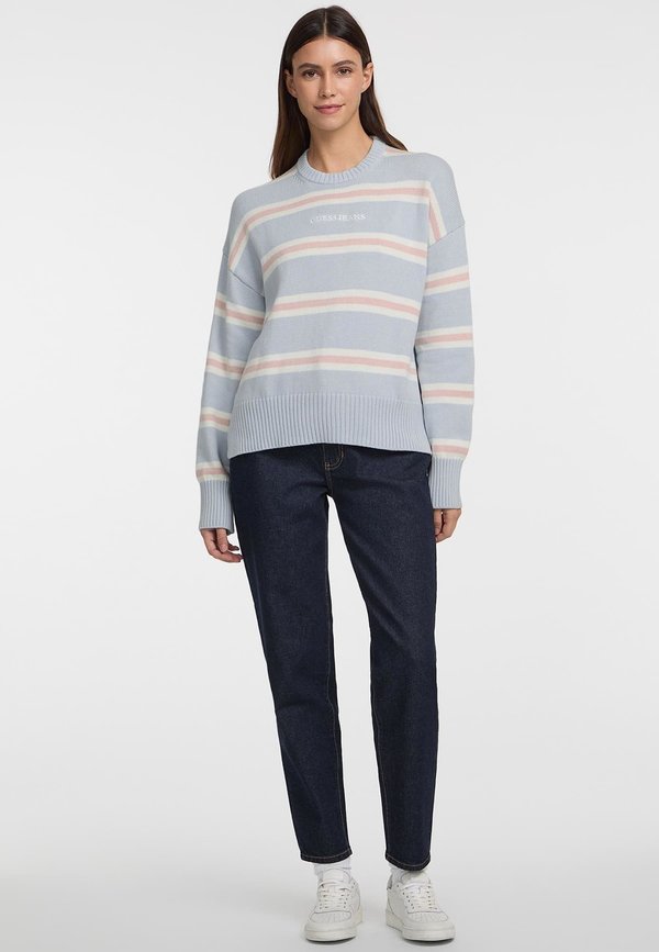 STRIPED - Jumper - himmelblau2