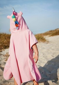 Next TOWELLING PONCHO - Köpeny - pink unicorn