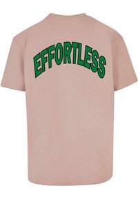 Merchcode ATTITUDE HEAVY - Camiseta estampada - duskrose
