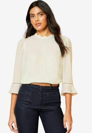 SCALLOP PINTUCK FLUTE SLEEVE - Blouse - ivory