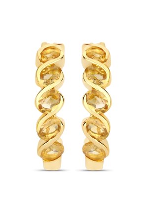 CITRIN  EDEL - Boucles d'oreilles - gelbgold