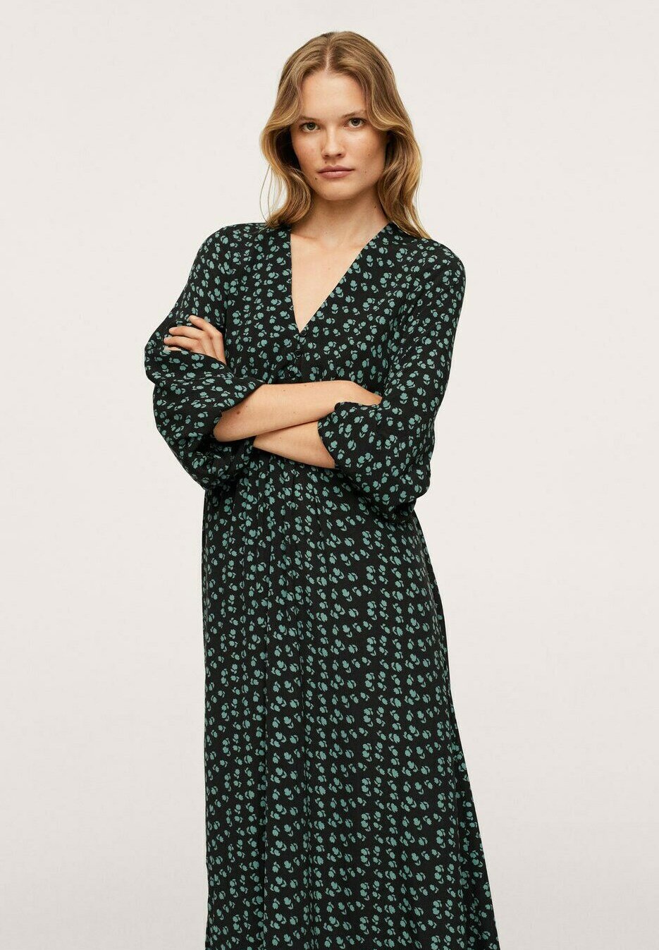 mango robe longue