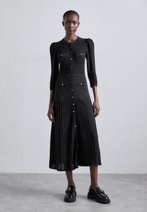 sandro TUILERIES - Rochie tricotată - noir