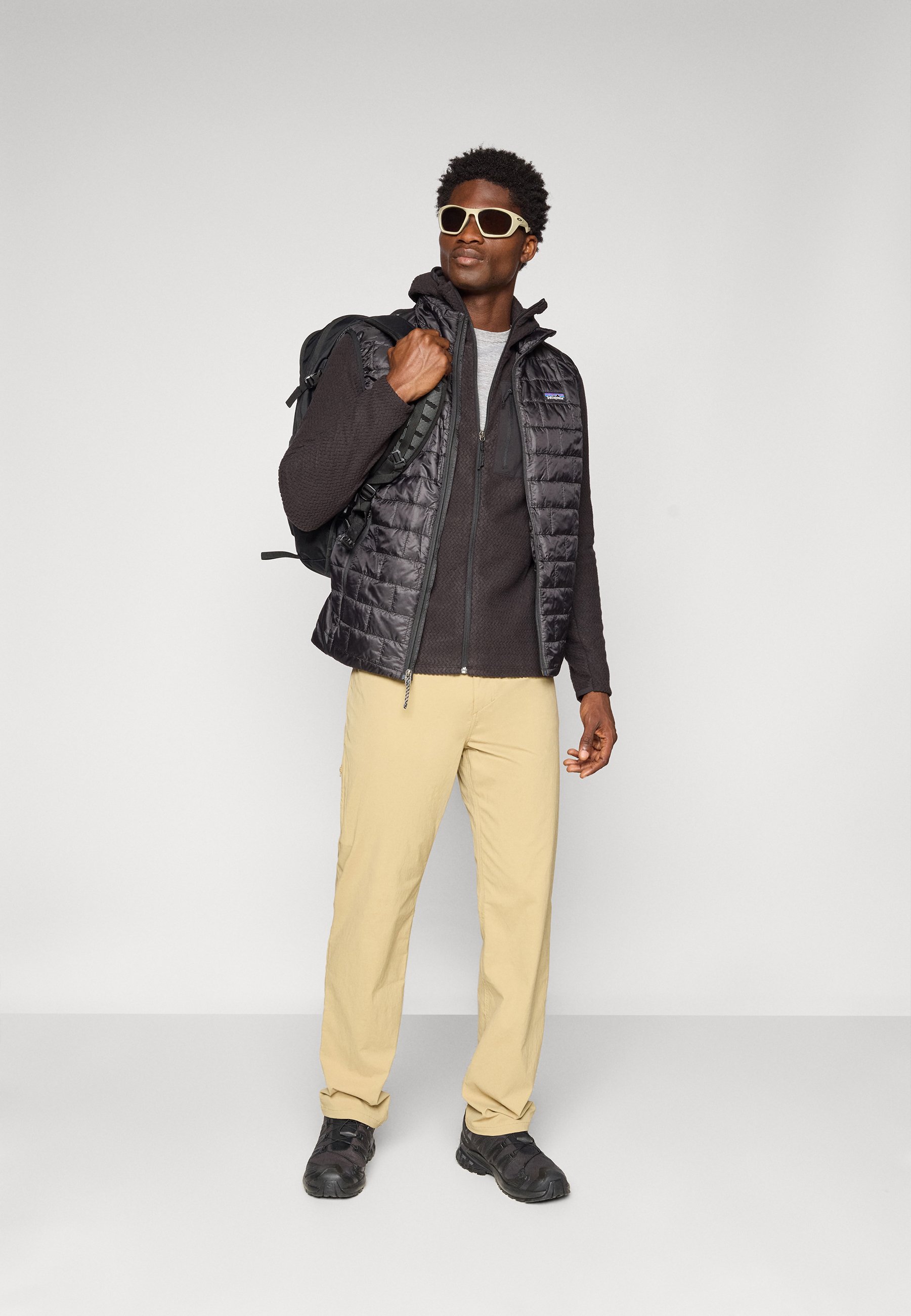Patagonia FULL ZIP HOODY - Casaco polar - black/preto - Zalando.pt