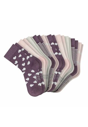 10ER PACK UNISEX - Sokken - lila