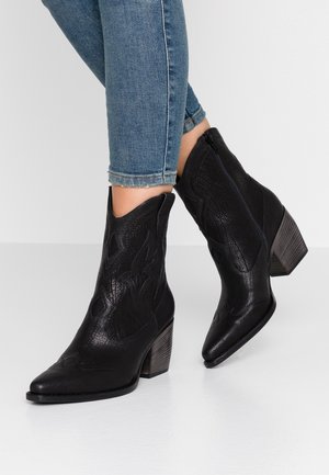 Cowboy- / bikerstøvlette - black