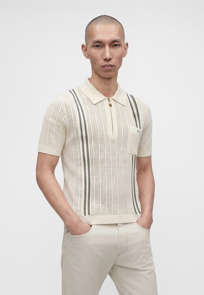 Versace BOWLING SHIRT - Πόλο - white