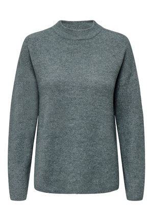 CAMILLA O-NECK L/S - Strikkegenser - balsam green