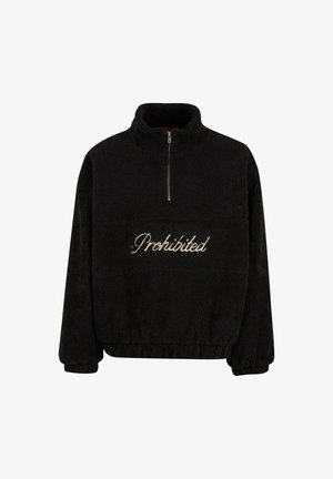 WOODFORD HALFZIP - Flisinis džemperis - black