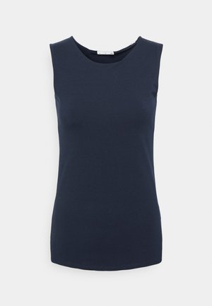 STRETCH TEE - Top - navy blazer