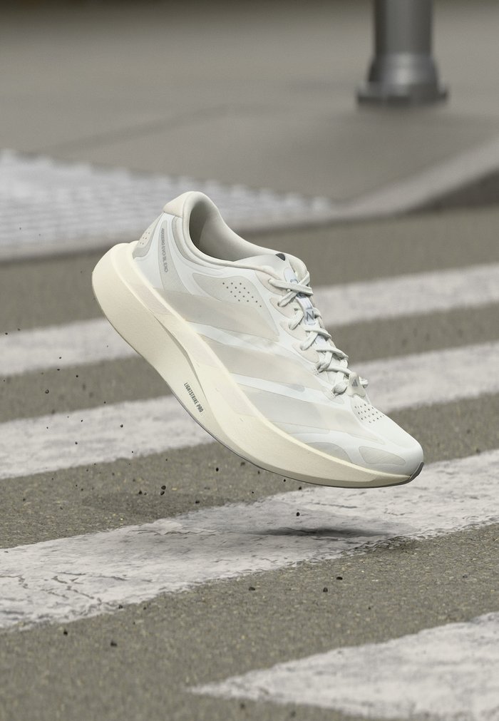adidas ADIZERO EVO EXO - Trainers - footwear white/zero metallic/core white