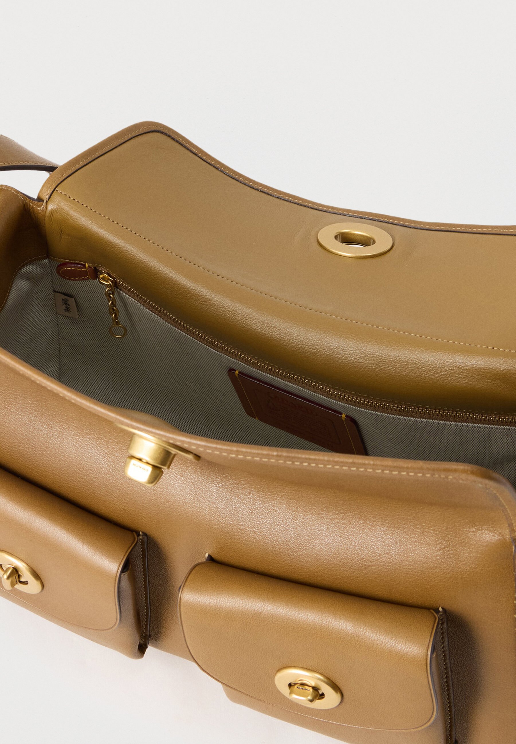 COACH HAVERSACK BAG - Cross body bag - muted olive/olive - Zalando