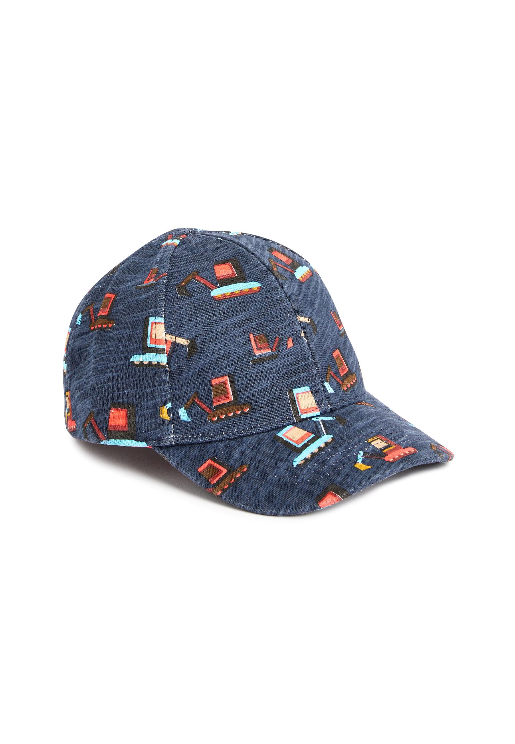 Next Cap - navy blue digger print/blue 
