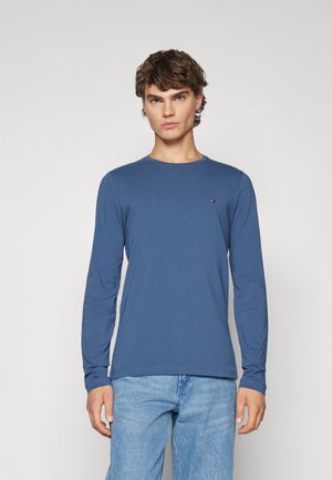 STRETCH SLIM FIT - Μπλούζα με μακριά μανίκια - aegean sea