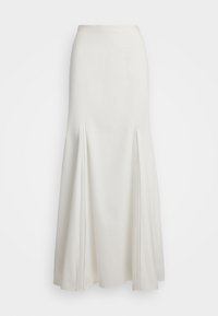 COTTON FIT AND FLARE MAXISKIRT - Fustă maxi - white