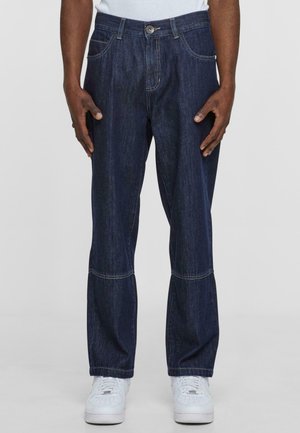 HEAT EMBOSSED  - Jeans a sigaretta - raw indigo