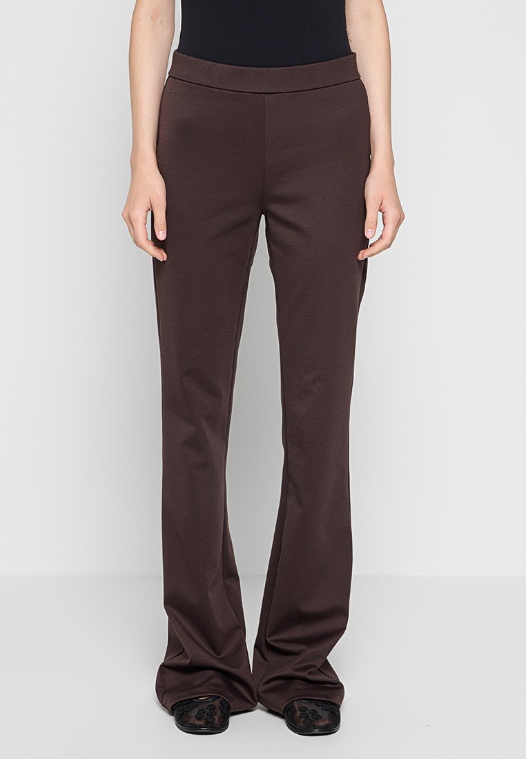 Vero Moda Tall Broek donkerbruin