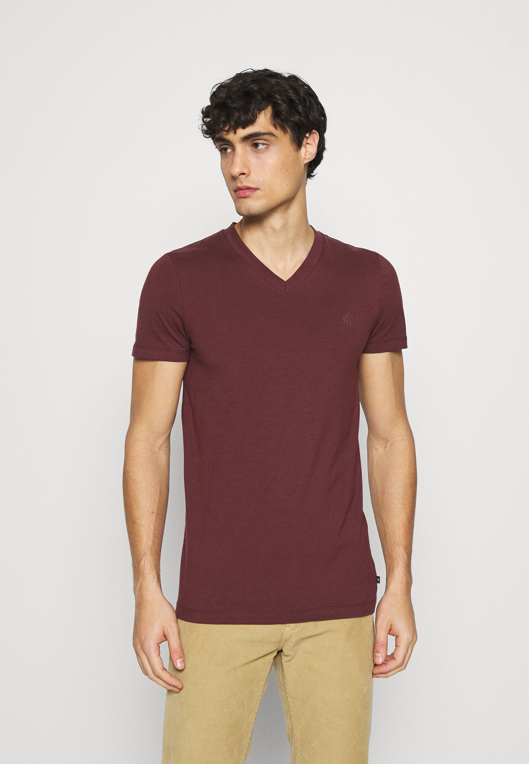 TOM TAILOR DENIM V NECK - T-shirt basic 