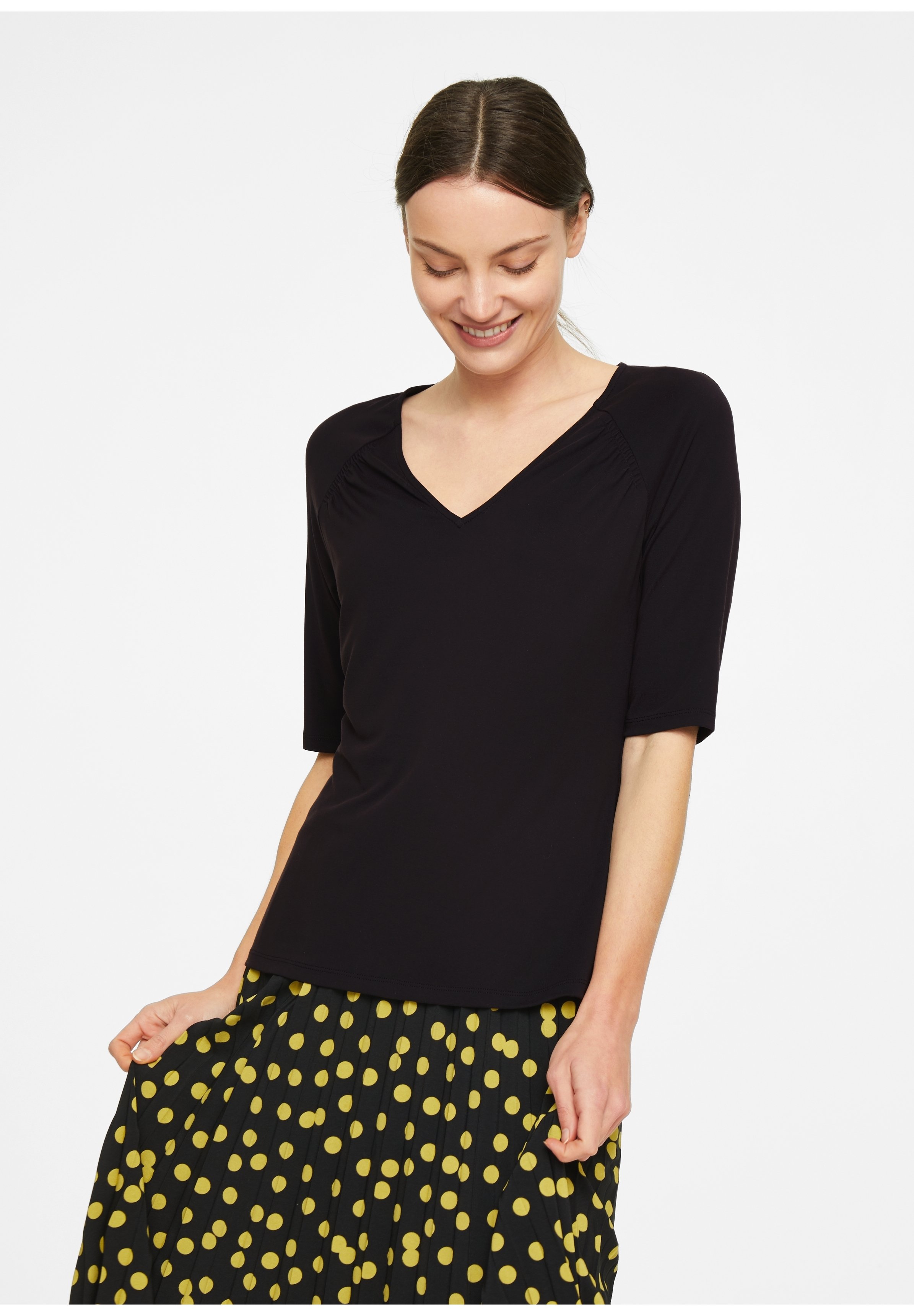 comma Basic T-shirt - black - Zalando.de