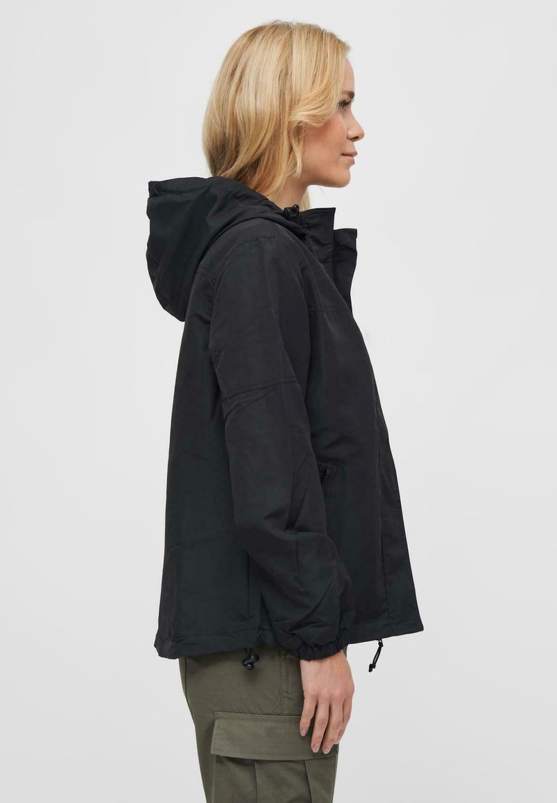 Damen Leichte Jacken | Brandit DAMEN FRONTZIP Windbreaker black/schwarz - KC46240 Damen Leichte Jacken | Brandit DAMEN FRONTZIP Windbreaker black/schwarz - KC46240