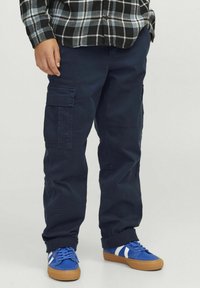 Jack & Jones Junior JPSTKANE HARLOW NOOS  - Reisitaskuhousut - navy blazer