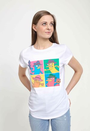 Henry Tiger PHINEAS AND FERB AGENT P BOXES - T-shirt z nadrukiem