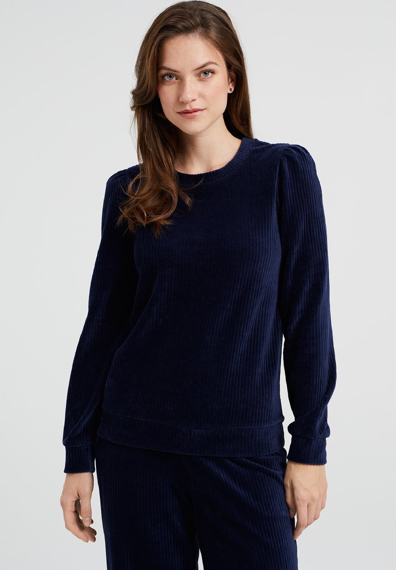 WE Fashion VAN STOF - Pullover - blue