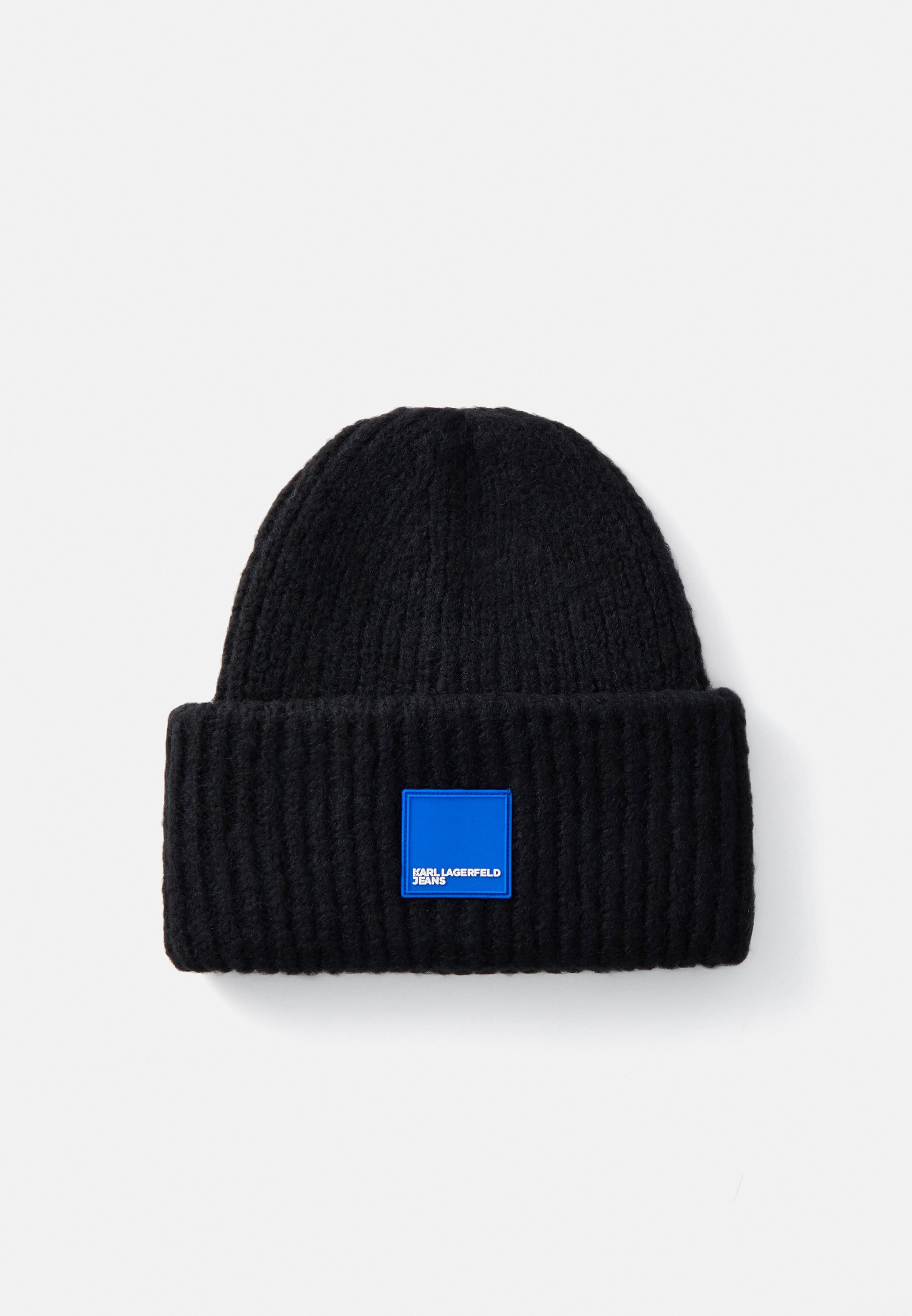 Karl Lagerfeld Jeans BOX LOGO BEANIE - Beanie - black 
