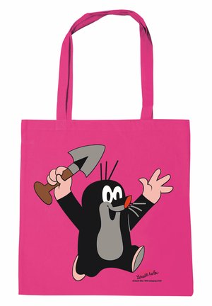 DER KLEINE MAULWURF - Tote bag - pink