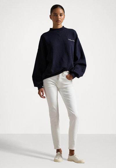 Polo Ralph Lauren LOGO FLEECE HIGH CREWNECK - Sweater - navy