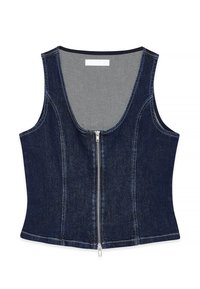 ZIP DETAIL - Veste sans manches - rinse wash