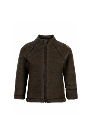 mikk-line Fliisjakk - dark brown melange