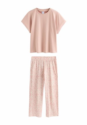 SHORT SLEEVE - REGULAR FIT SET - Pyžamová súprava - pink floral