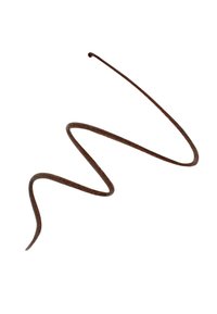 Braun, flexibles Draht, das eine wellenförmige, gezackte Form vor einem weißen Hintergrund bildet. Die Oberfläche scheint glatt mit einer leicht strukturierten Oberfläche zu sein.