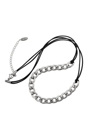 Halskæder - black silver-coloured