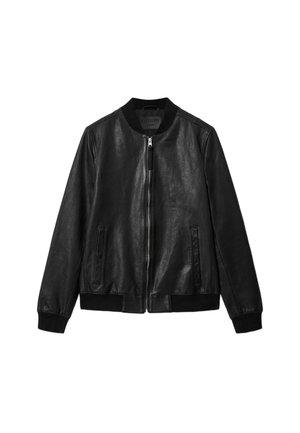 AllSaints MORTEN - Δερμάτινο μπουφάν - black
