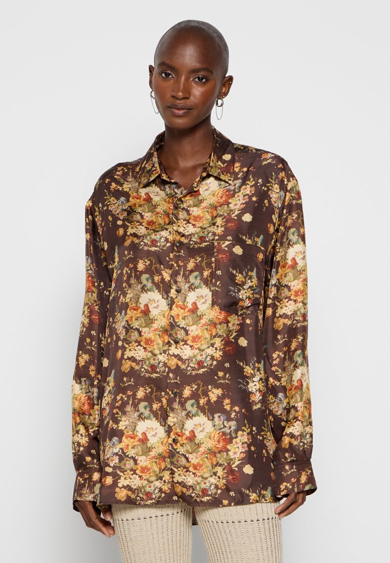 Nanushka Overhemdblouse bruin Nanushka Overhemdblouse bruin