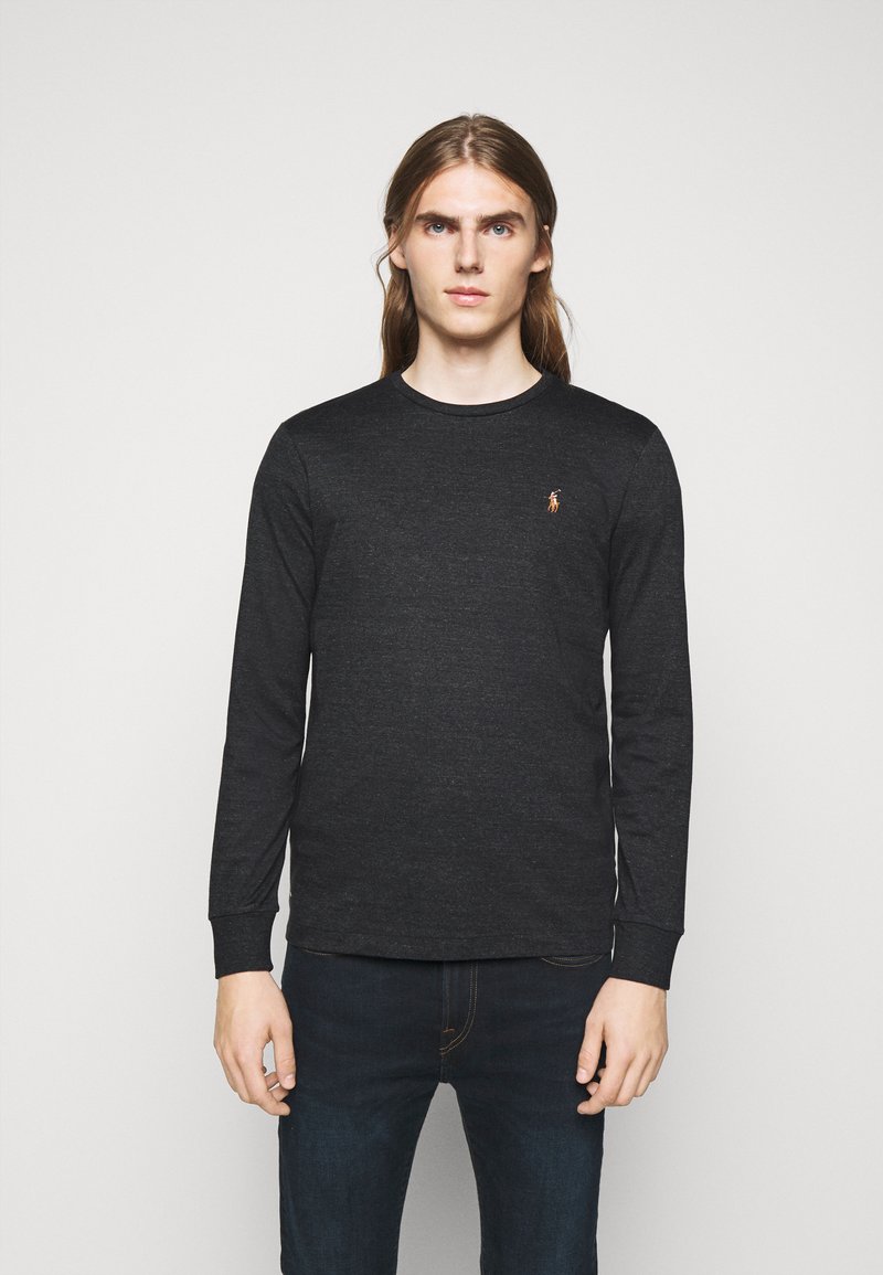 Polo Ralph Lauren LONG SLEEVE Camiseta de manga larga black marl