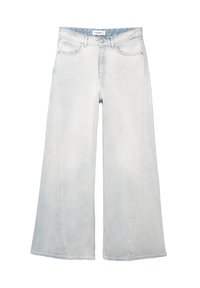 LOW-RISE - Flared jeans - blue