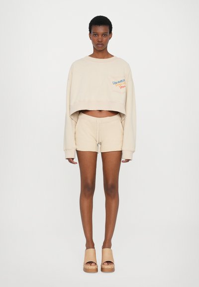 Dsquared2 FIT SHORT - Tracksuit bottoms - off-white