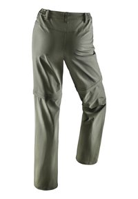 Khakihosen mit einem elastischen Bund, geraden Beinen und einem leichten, strukturierten Stoff. Verfügen über abzipbare Beine für Vielseitigkeit.