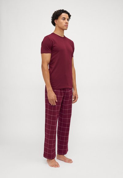 Polo Ralph Lauren SLEEP BOTTOM - Pyjamabroek - damson red/window pane