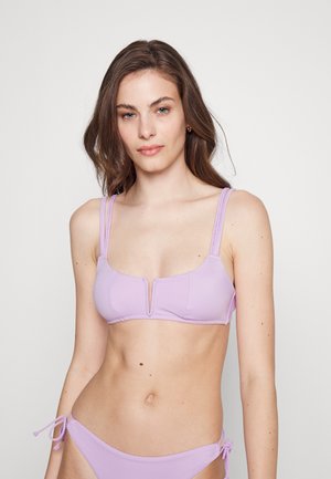 Hunkemöller WAKAYA V FRONT CROPTOP - Parte de cima de biquíni - lilac