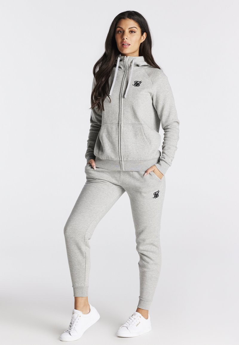 SikSilk Sweater met rits grijs